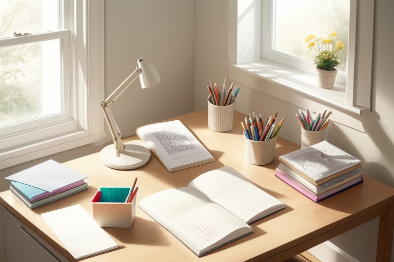 Timer and coloring for anxiety