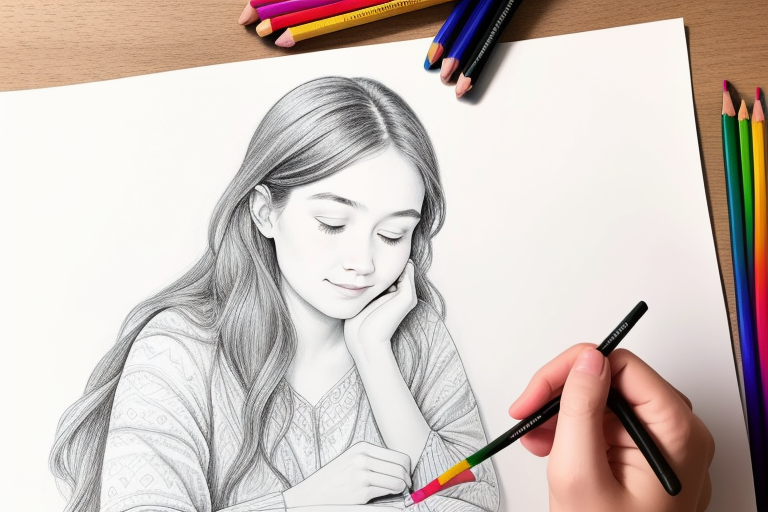 First coloring page for beginners