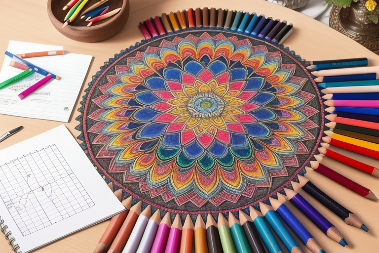 Color selection for mandalas