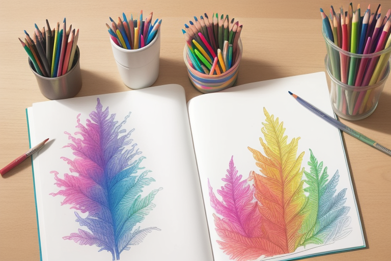 Markers and colored pencils combo setup