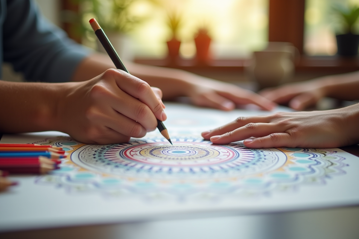 coloring vs meditation image
