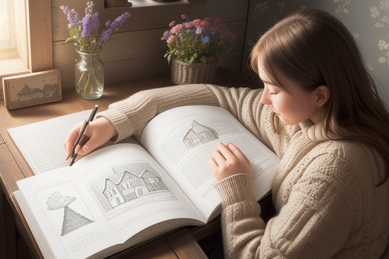Cozy coloring for comfort