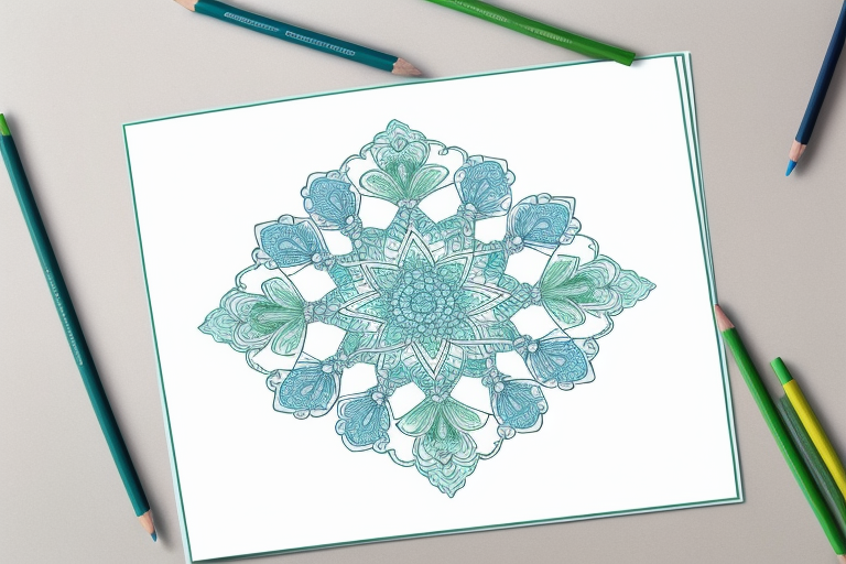 Simple coloring for stress relief