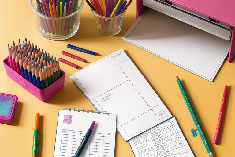 Budget coloring supplies