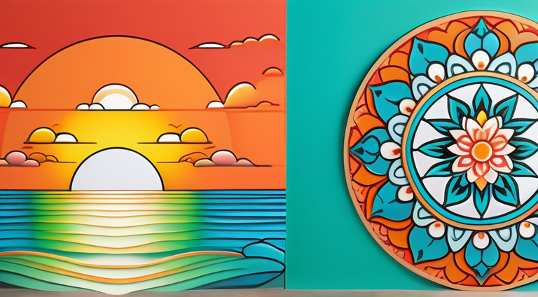 Cool vs warm color palettes for bedtime coloring