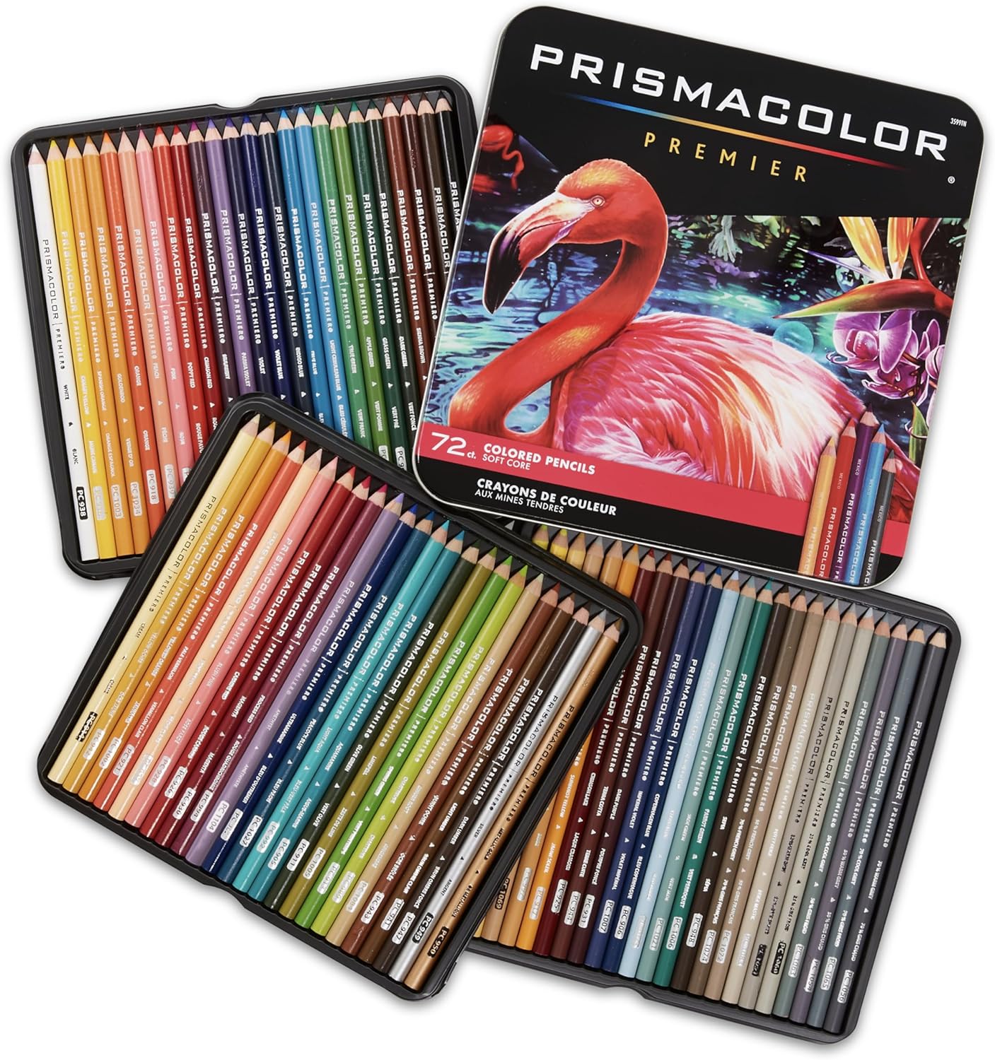 Prismacolor Premier 72-color colored pencils in tin case